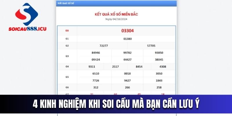 4 kinh nghiệm khi soi cầu mà bạn cần lưu ý